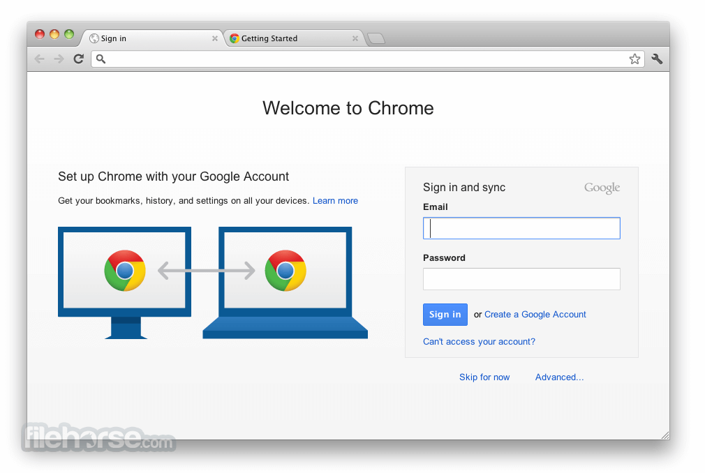need chrome for older mac os x